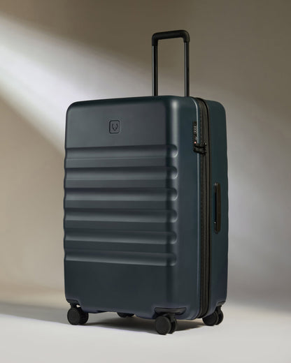 Carry-on with Pocket Luggage Set in Indigo Blue - Icon Stripe