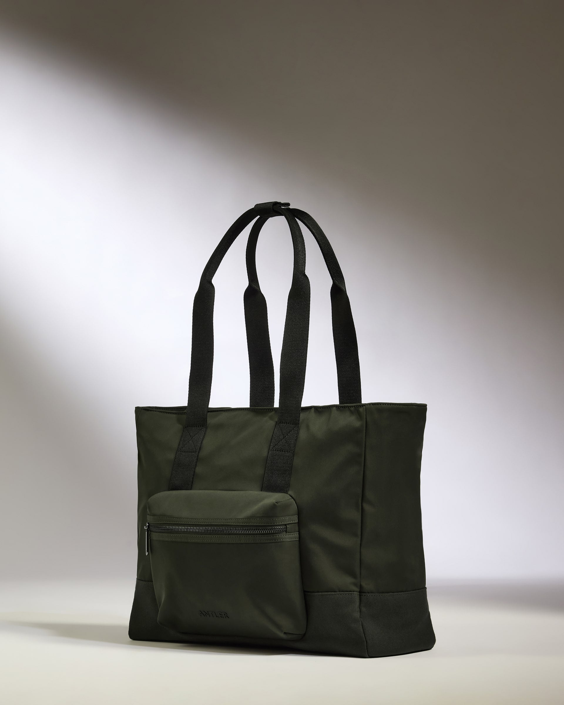 Icon Tote Bag in Dark Khaki Green