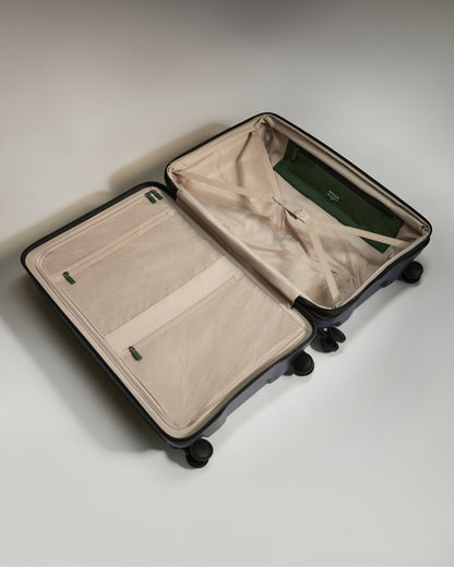 Carry-on with Pocket Luggage Set in Indigo Blue - Icon Stripe