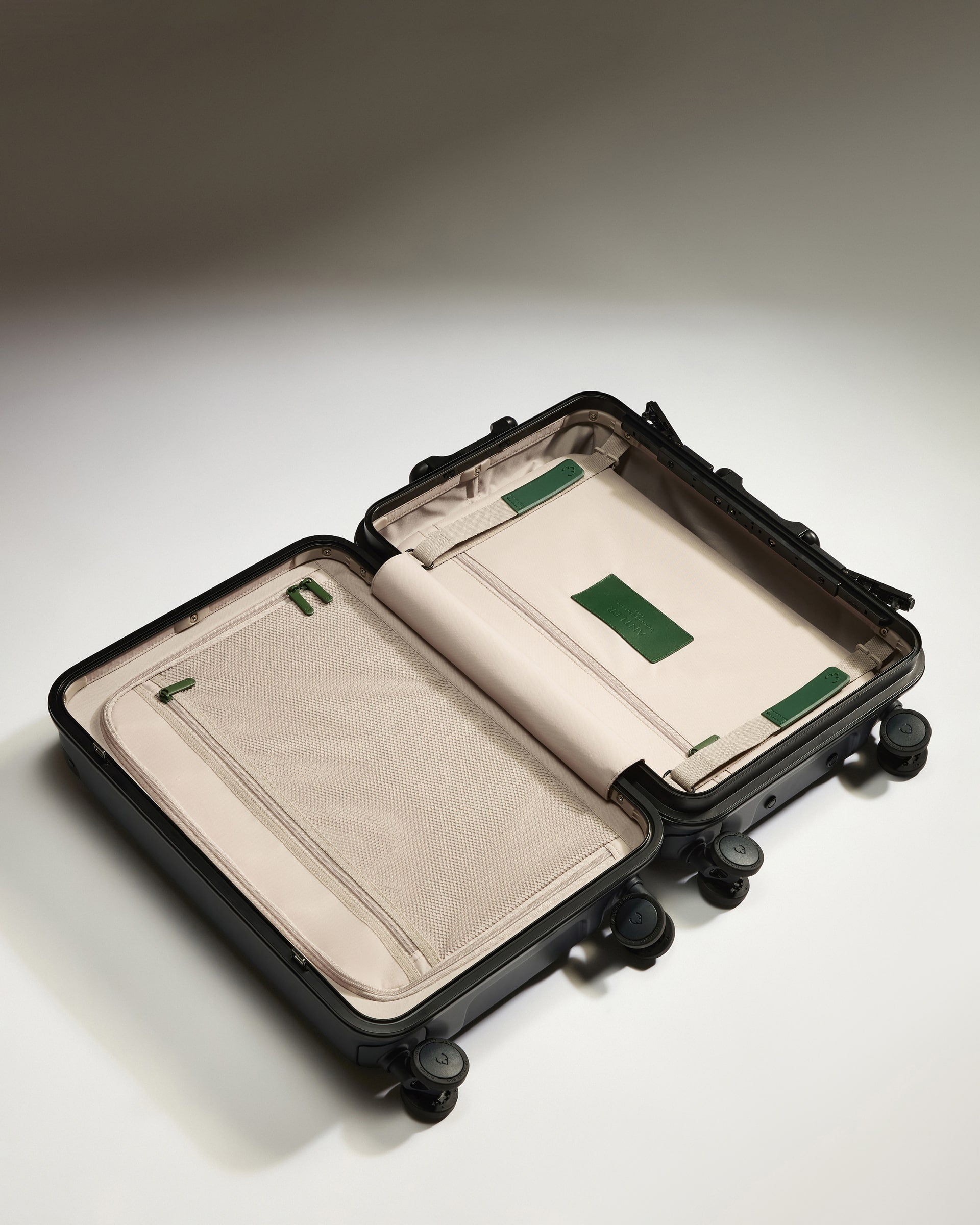 Carry-On Luggage in Basalt Navy - Heritage Stripe