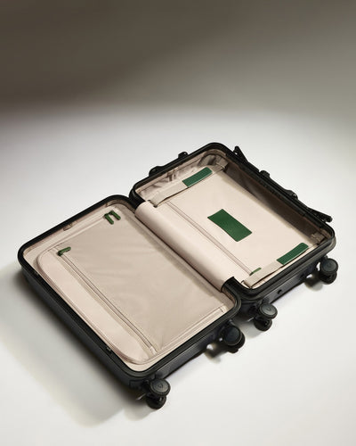 Carry-On Luggage in Basalt Navy - Heritage Stripe
