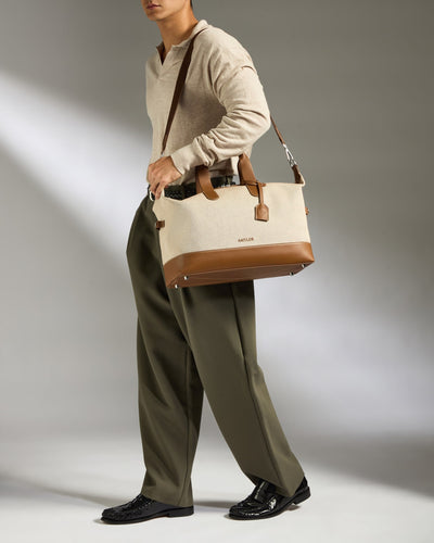 Heritage Overnight Bag in Natural