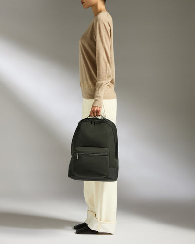 Icon Backpack in Dark Khaki Green