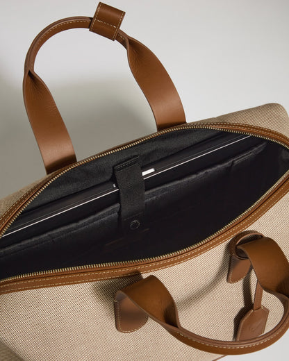 Heritage Overnight Bag in Natural