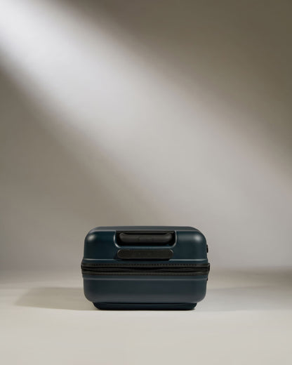 Carry-on with Pocket Luggage in Indigo Blue - Icon Stripe