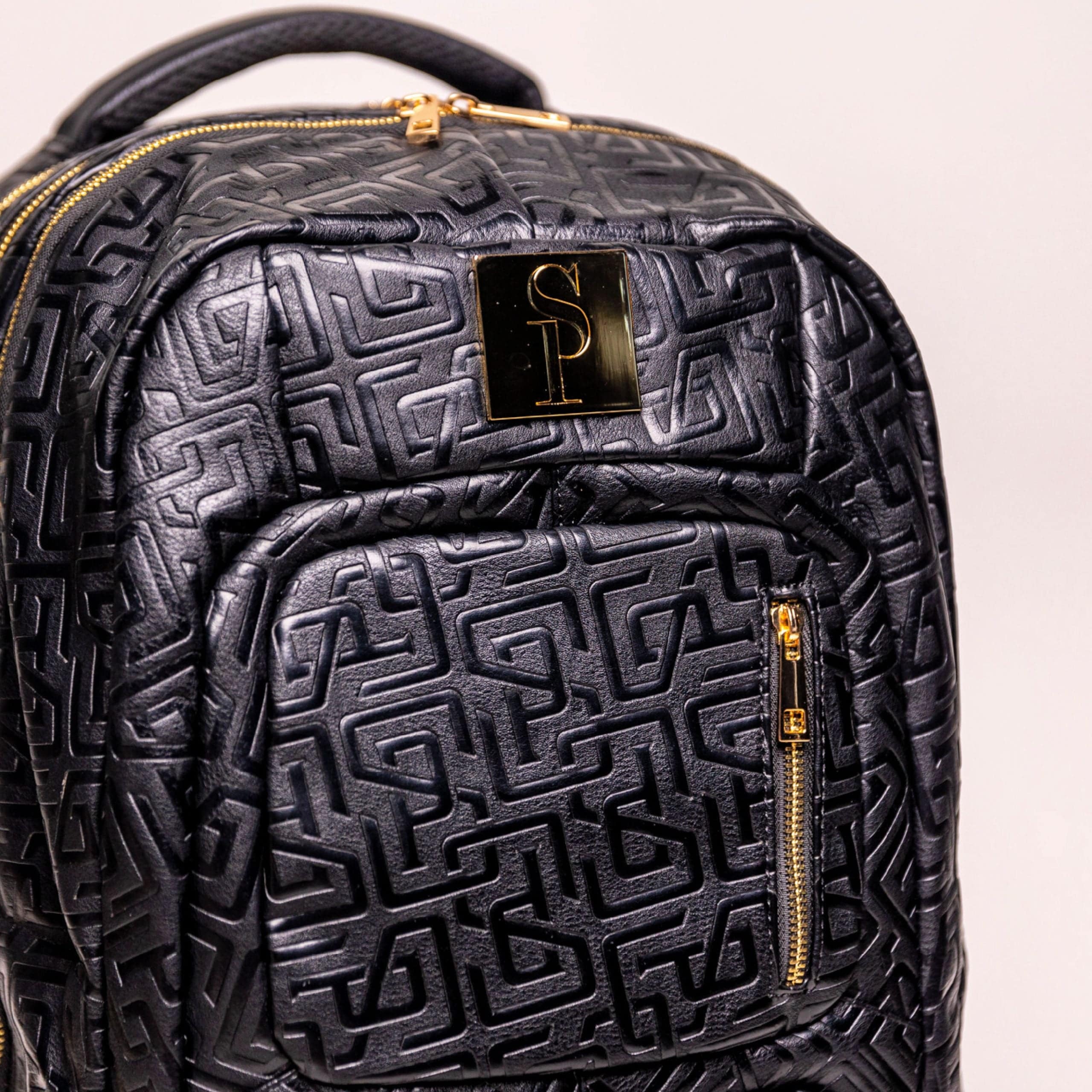 Black Monogram Leather Carry-On Roller Bag (Only 150 Made)