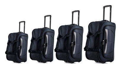 IZOD Carol Lightweight Soft Shell Rolling Duffel Bag with Wheels and Telescopic Handle – Travel-Ready Luggage Duffel