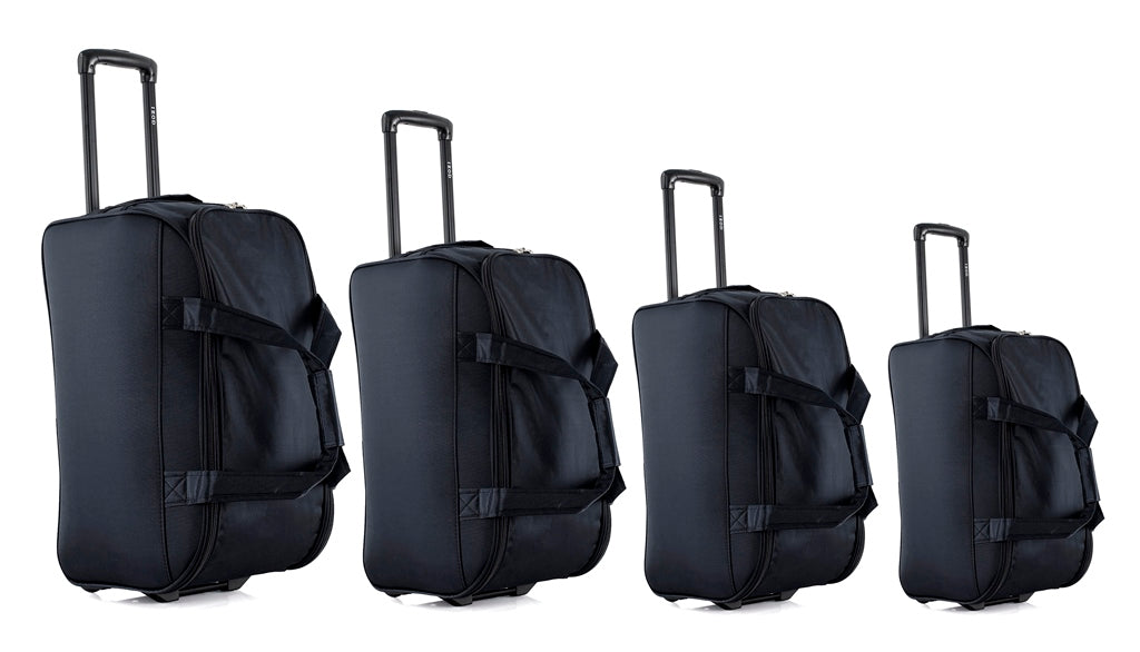 IZOD Carol Lightweight Soft Shell Rolling Duffel Bag with Wheels and Telescopic Handle – Travel-Ready Luggage Duffel