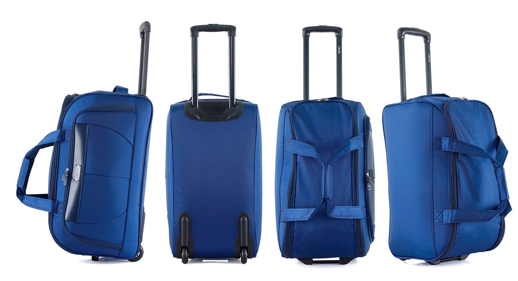 IZOD Carol Lightweight Soft Shell Rolling Duffel Bag with Wheels and Telescopic Handle – Travel-Ready Luggage Duffel