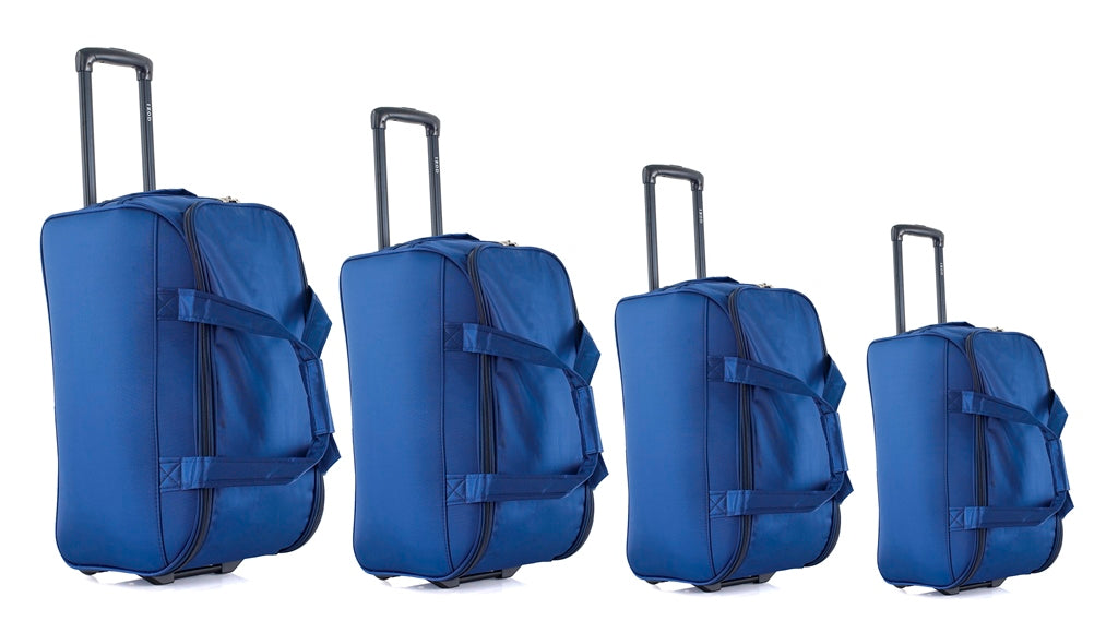 IZOD Carol Lightweight Soft Shell Rolling Duffel Bag with Wheels and Telescopic Handle – Travel-Ready Luggage Duffel