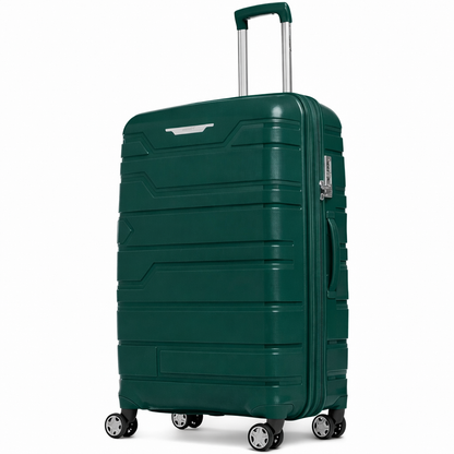 Juego de maletas rígidas Gabbiano con 8 ruedas, de polipropileno multicapa duradero, 3 piezas, 22, 26 y 31 pulgadas