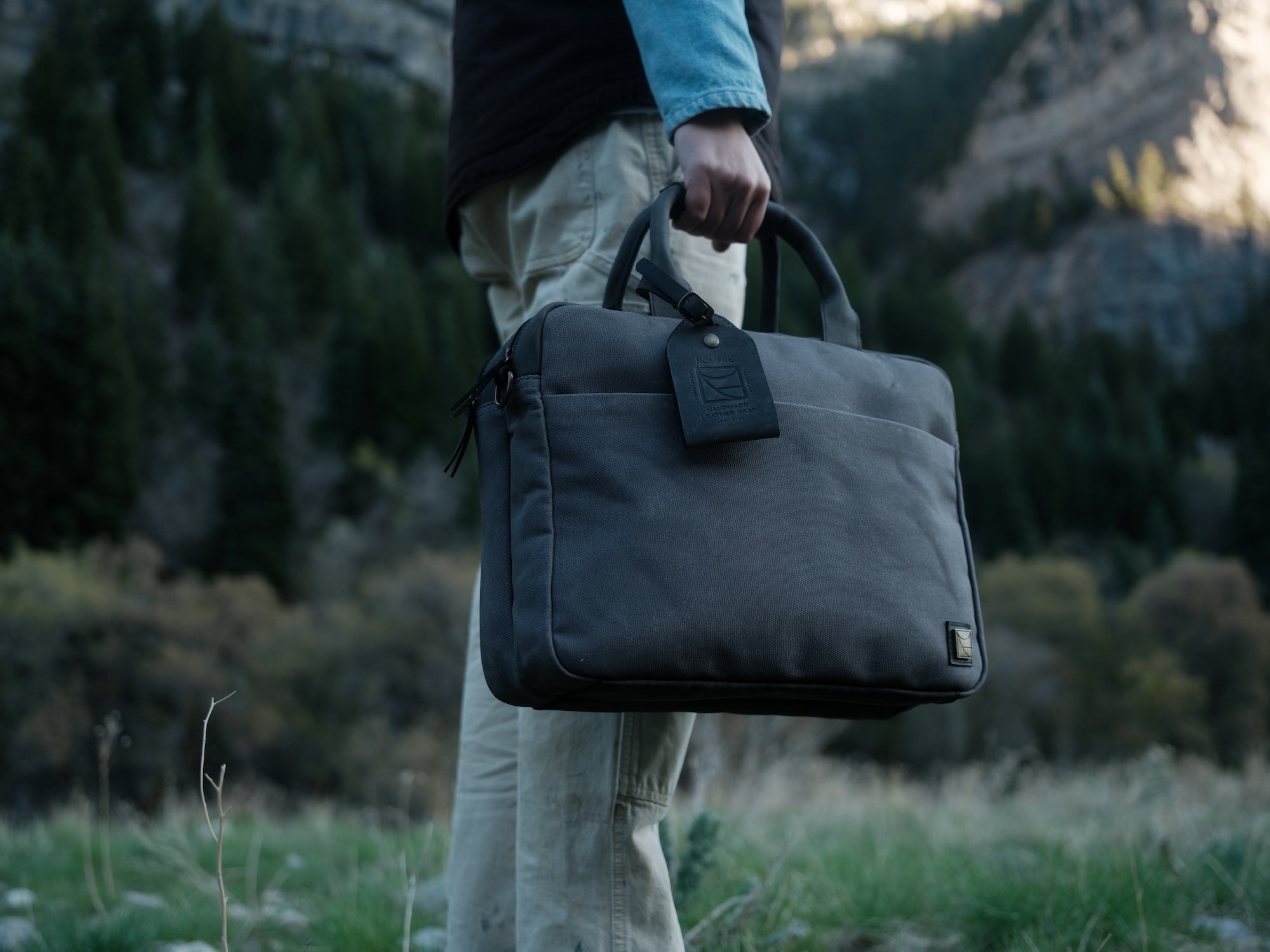 Waxed Canvas Pilot Bag