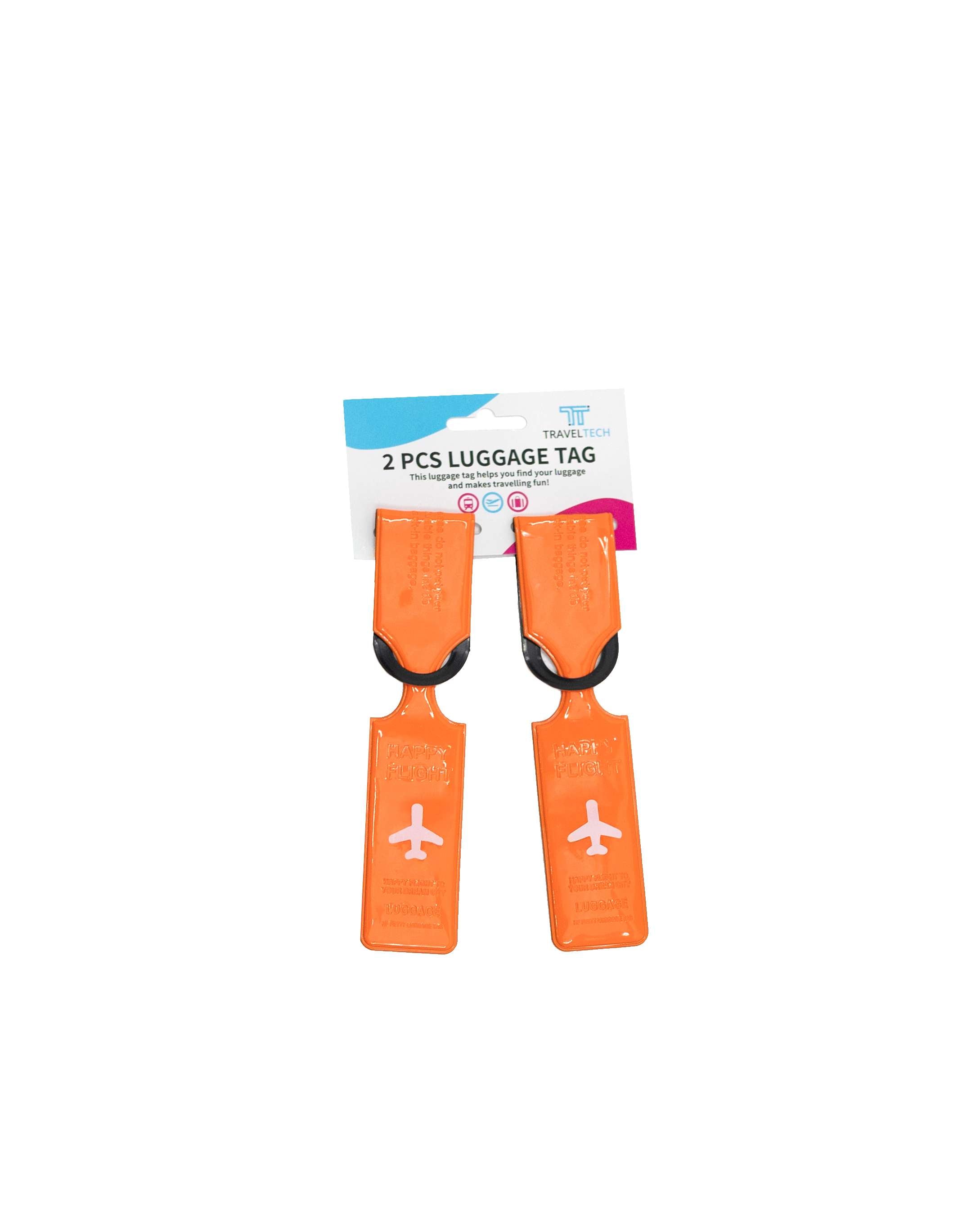 BH Travel Tech 2PC Luggage Tag Airplane