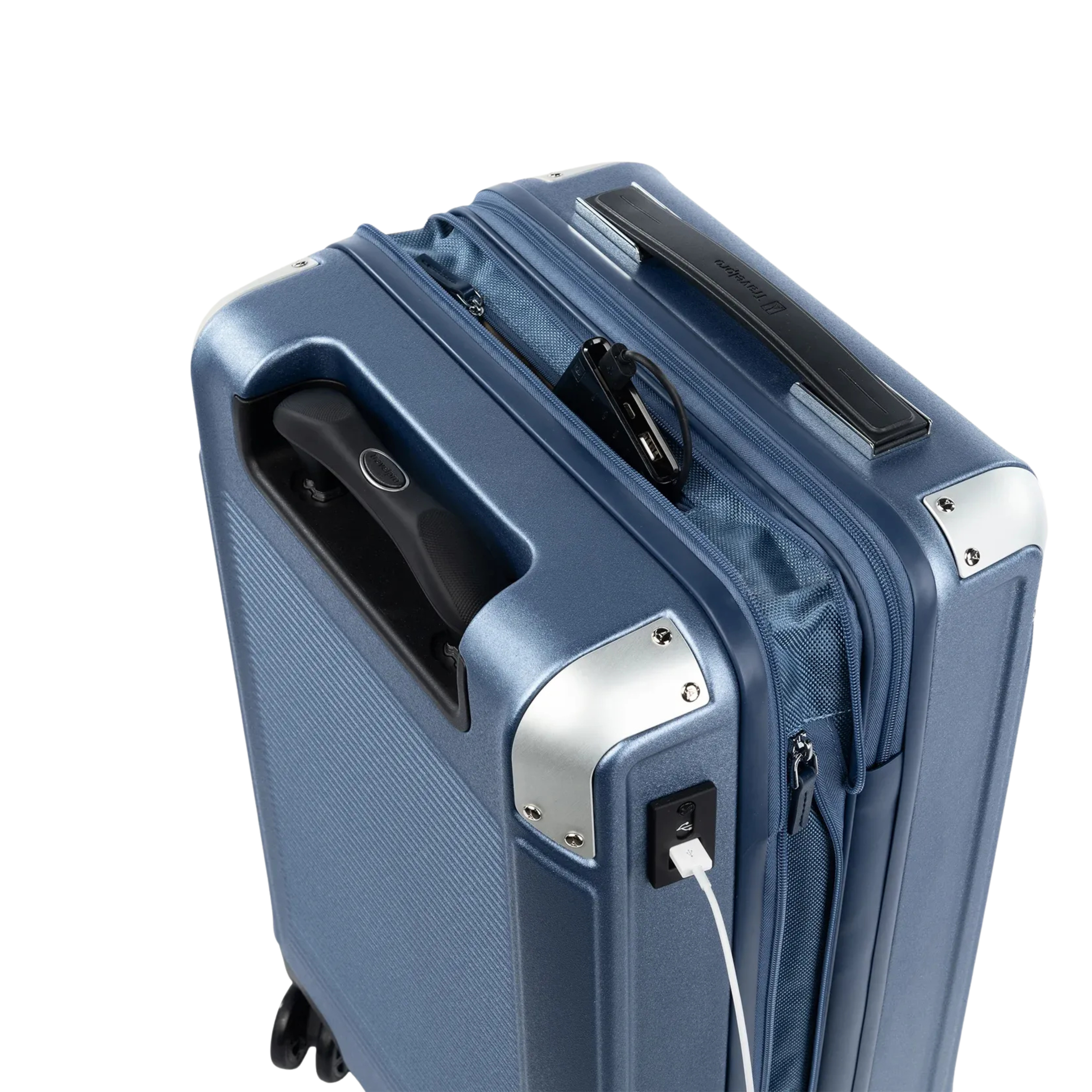 Maleta rígida expandible con ruedas y compartimentos rígidos Platinum Elite