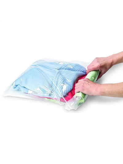 Samsonite 12 Pc Compression Bag Kit (2 Pouch Size, 4 Carry On Size, 4 Large Size, 2Xl Vacuum Size)
