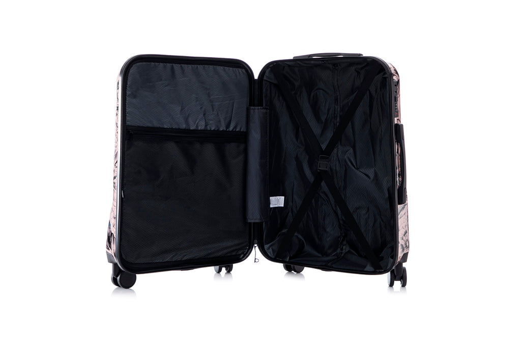 Multi-color Design ABS Hard Shell Lightweight with 360° Dual Spinning Wheels & Combo Lock – Includes 28", 24", 20" 3-Piece Luggage Set - Forest