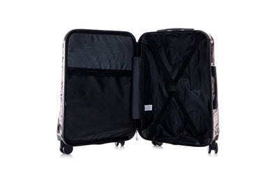 Multi-color Design ABS Hard Shell Lightweight with 360° Dual Spinning Wheels & Combo Lock – Includes 28", 24", 20" 3-Piece Luggage Set - Forest