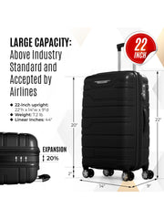 Ga1140 PP Hard Shell Luggage 20''