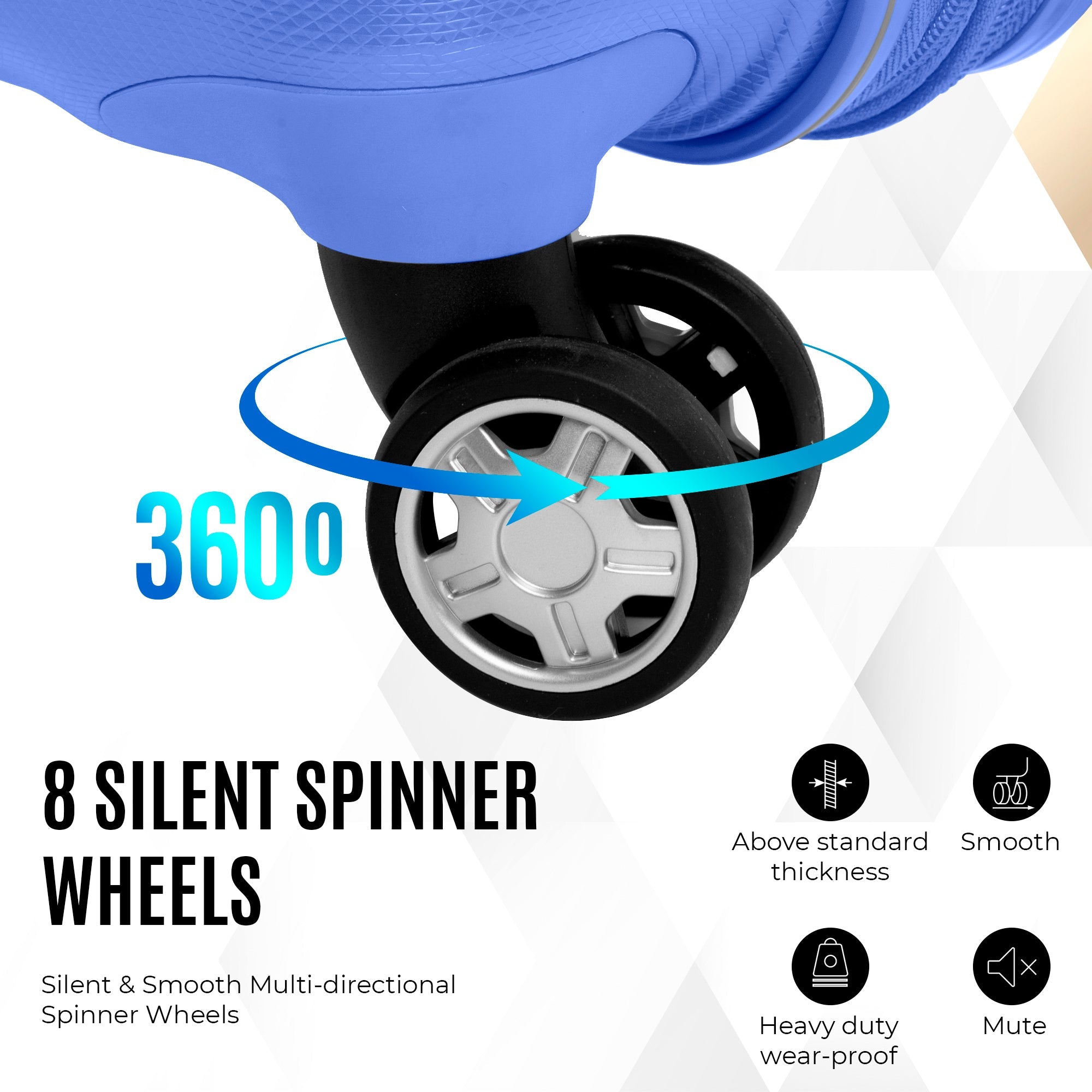 Gabbiano Spectra PP Hardside Spinner