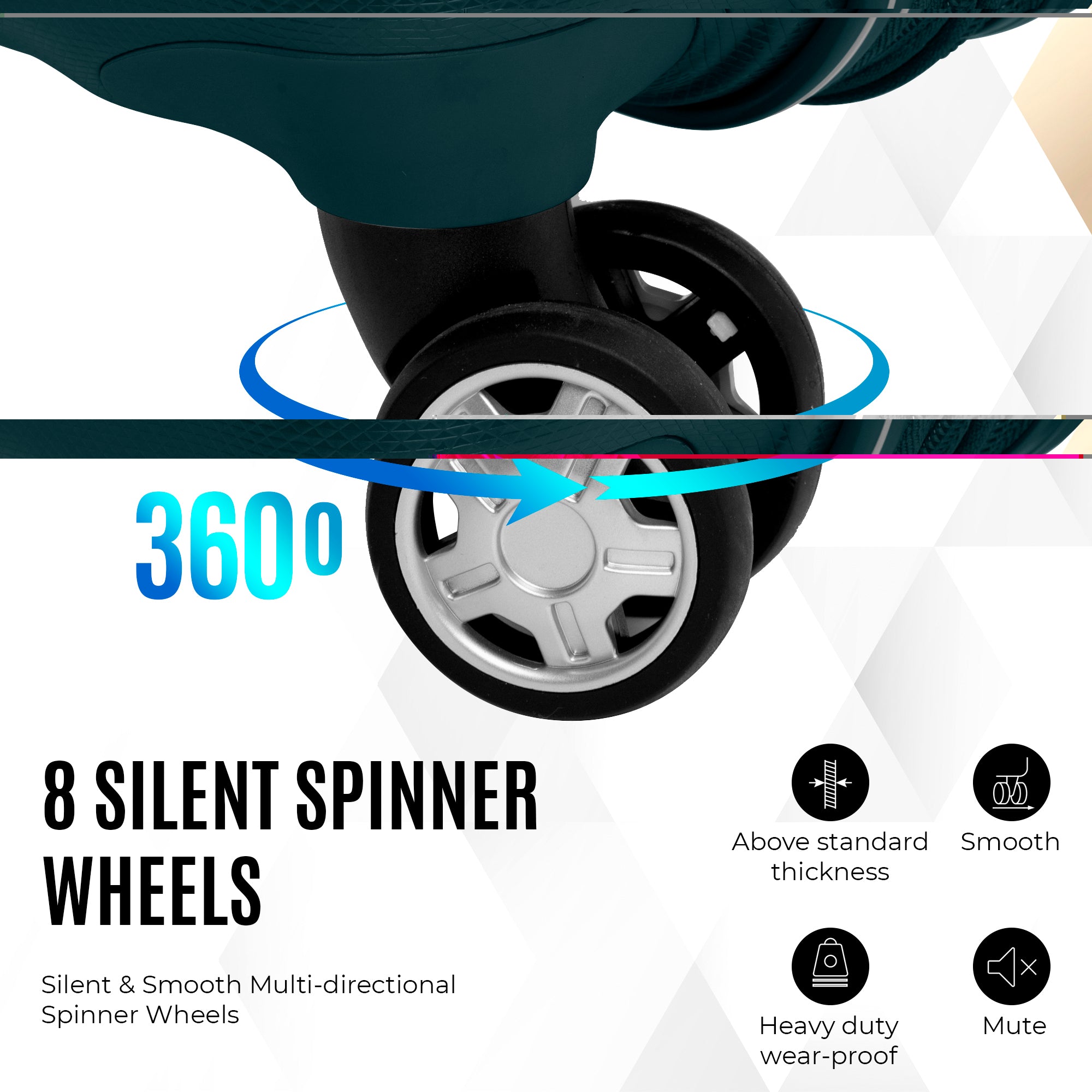 Gabbiano Spectra PP Hardside Spinner