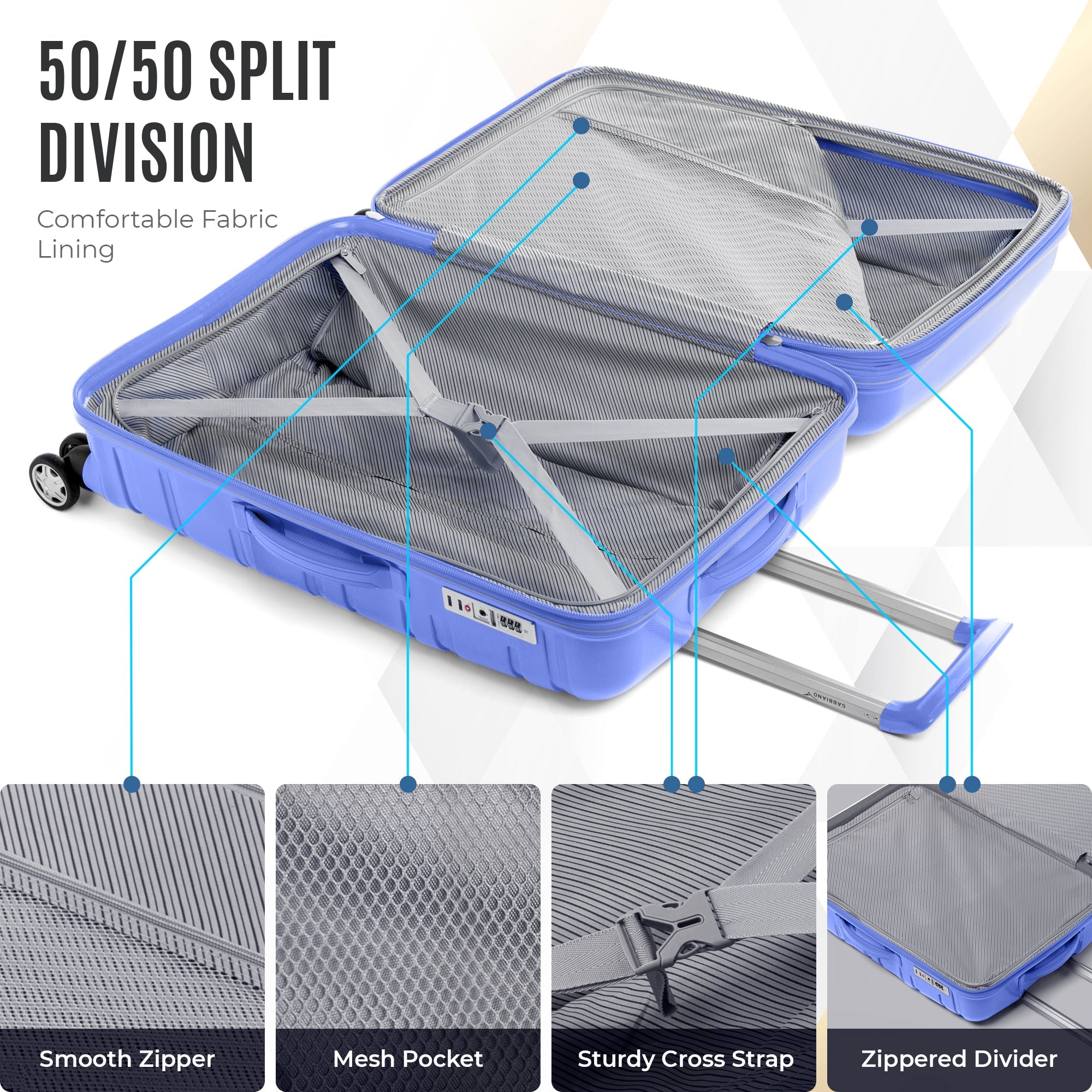 Gabbiano Spectra PP Hardside Spinner