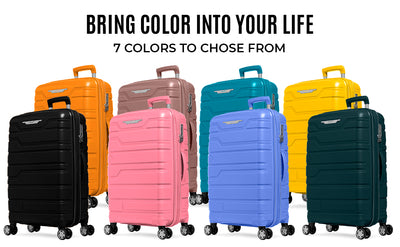 Gabbiano Spectra Collection 3 Pc Luggage Set