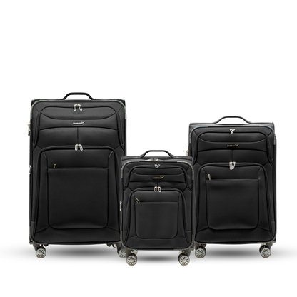 Gabbiano Barcelona Softside Spinner- 3 Pc Set