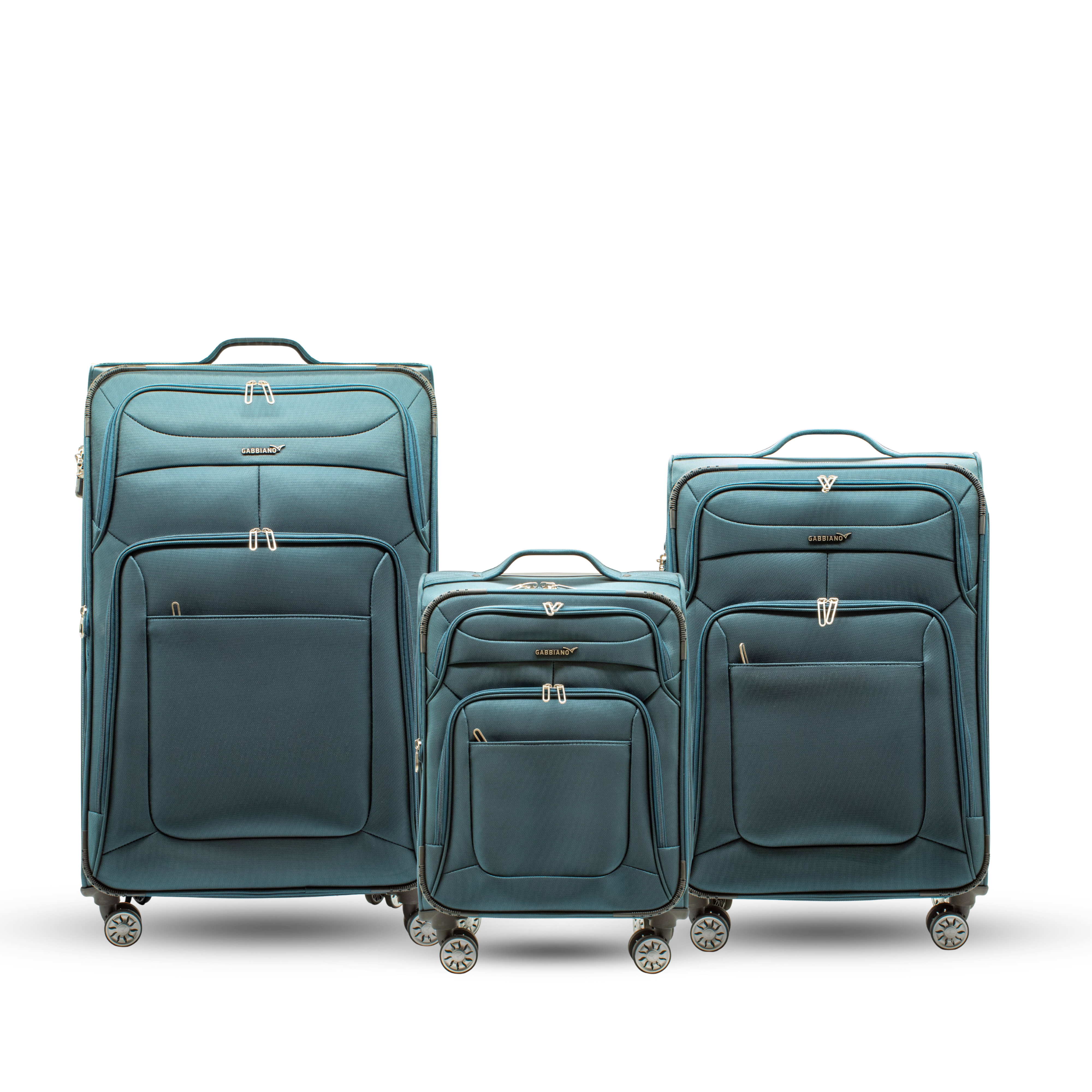 Gabbiano Barcelona Softside Spinner- 3 Pc Set