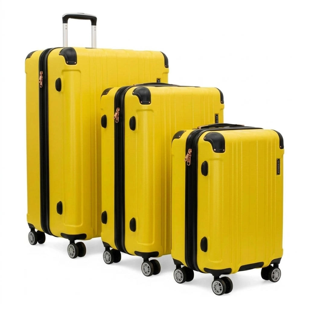 Gabbiano Bravo ABS Hardside Spinner- 3 PC Luggage Set