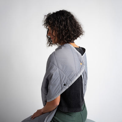 Layover™ Travel Blanket - Packable & Puffy | Gray