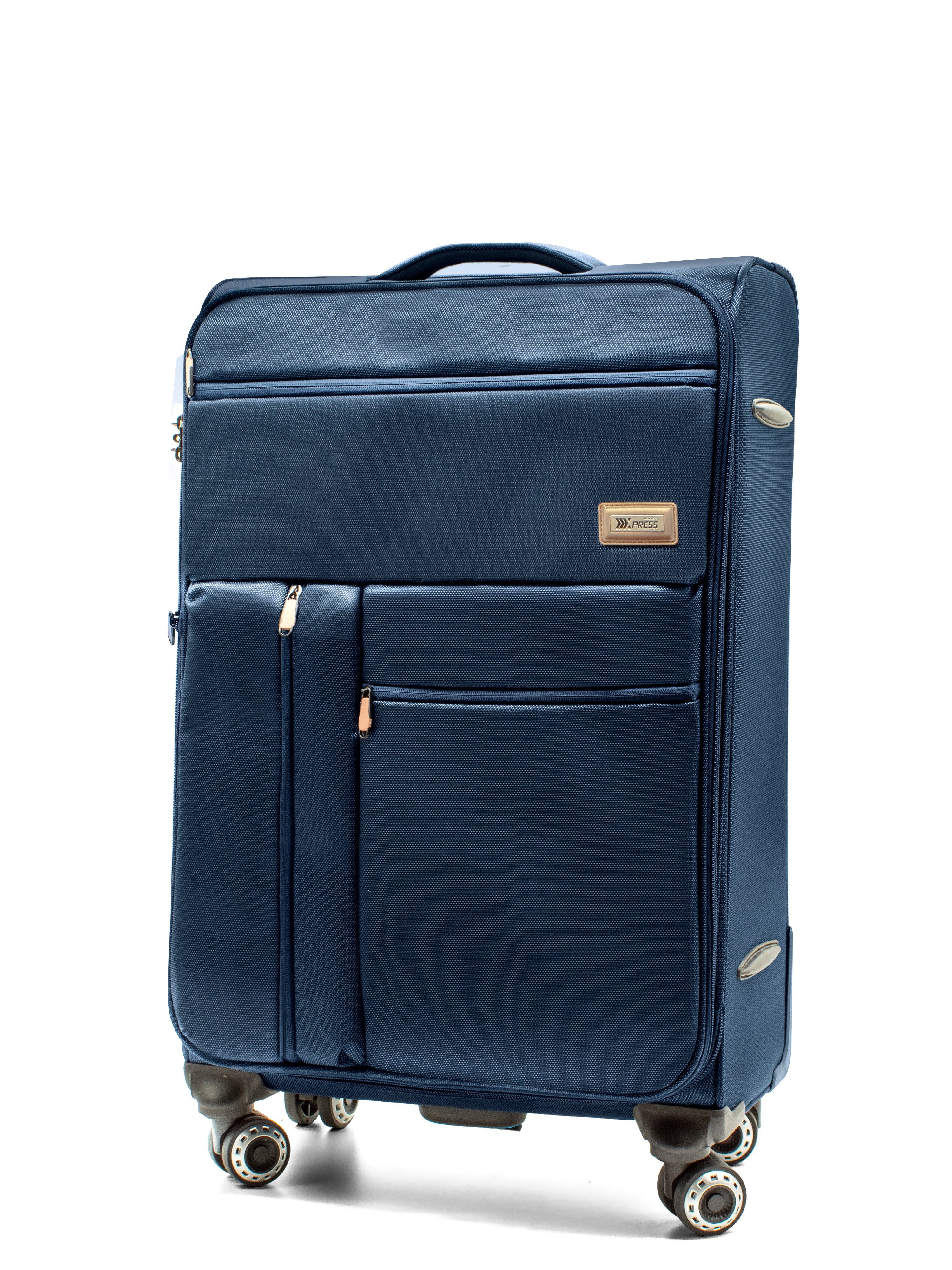 Xj-1901 3Pc set Softside Luggage (CO/M/L)