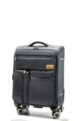 Xj-1901 3Pc set Softside Luggage (CO/M/L)