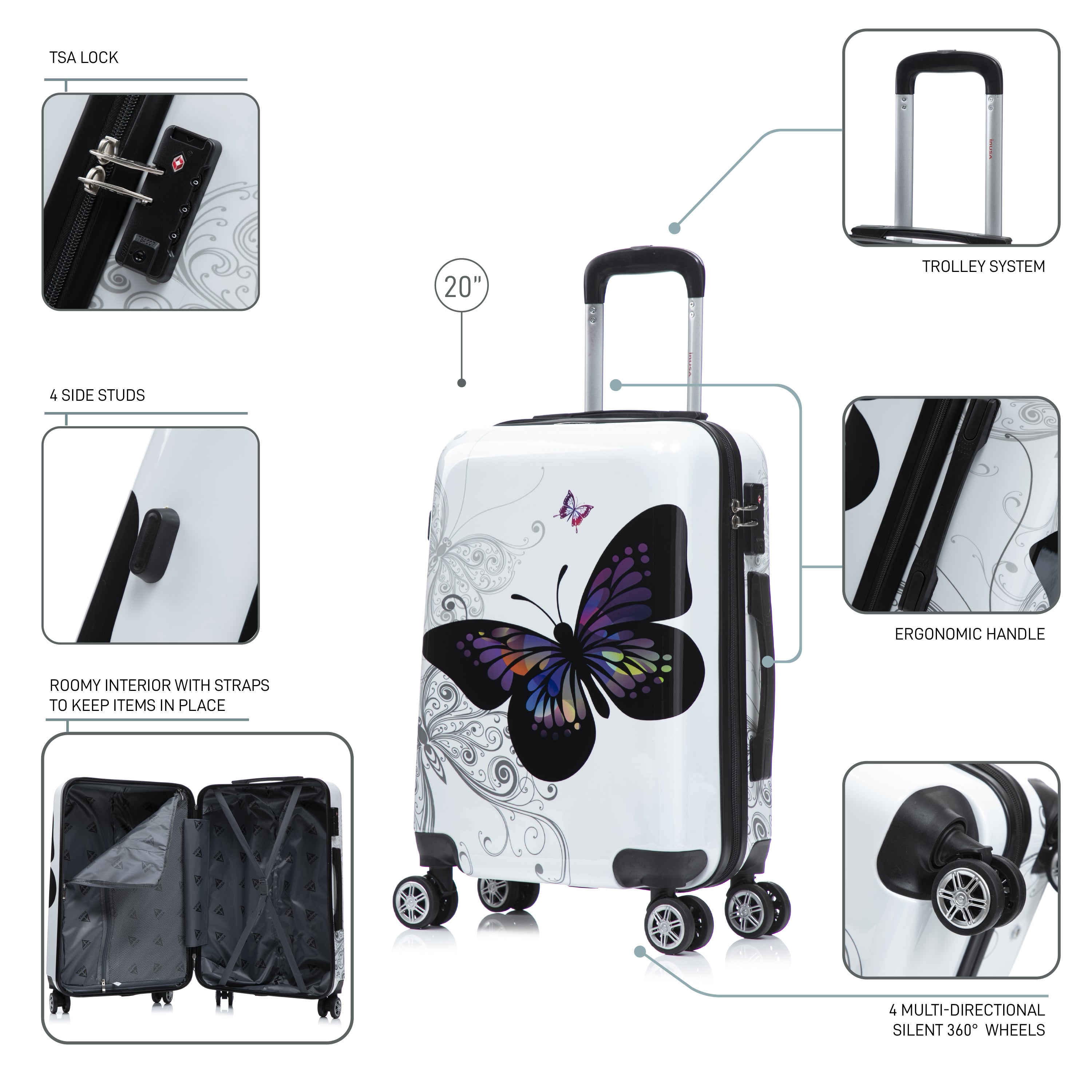 Prints Carry On 20"