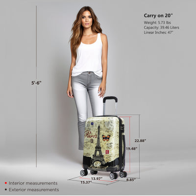 Prints Carry On 20"