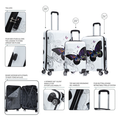 Prints 3 Piece Set 20''/24''/28''