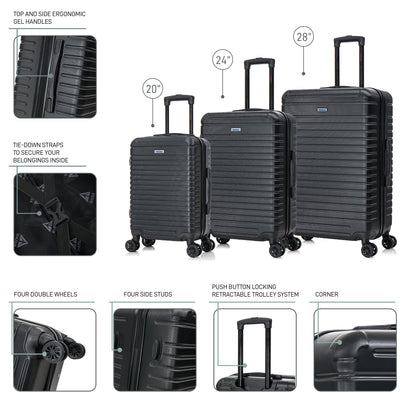 Deep 3 Piece Set 20"/24"/28"