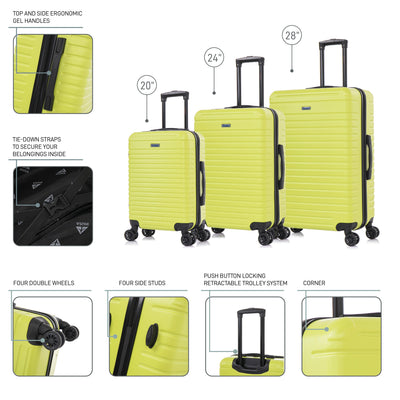 Deep 3 Piece Set 20"/24"/28"