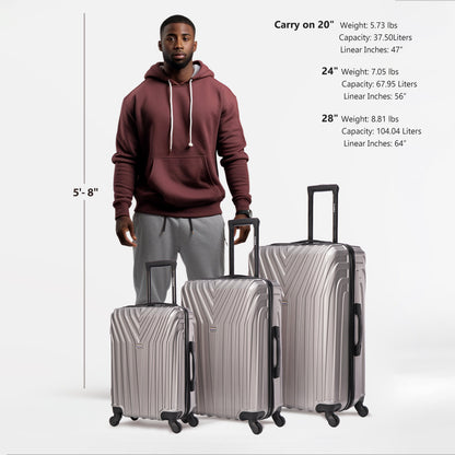 Vasty 3 Piece Set 20''/24''/28''