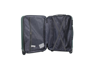 IZOD Zane Expandable ABS Hard shell Lightweight 360 Dual Spinning Wheels Combo Lock 28", 24", 20" 3 Piece Luggage Set