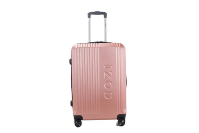 IZOD Zane Expandable ABS Hard shell Lightweight 360 Dual Spinning Wheels Combo Lock 28", 24", 20" 3 Piece Luggage Set