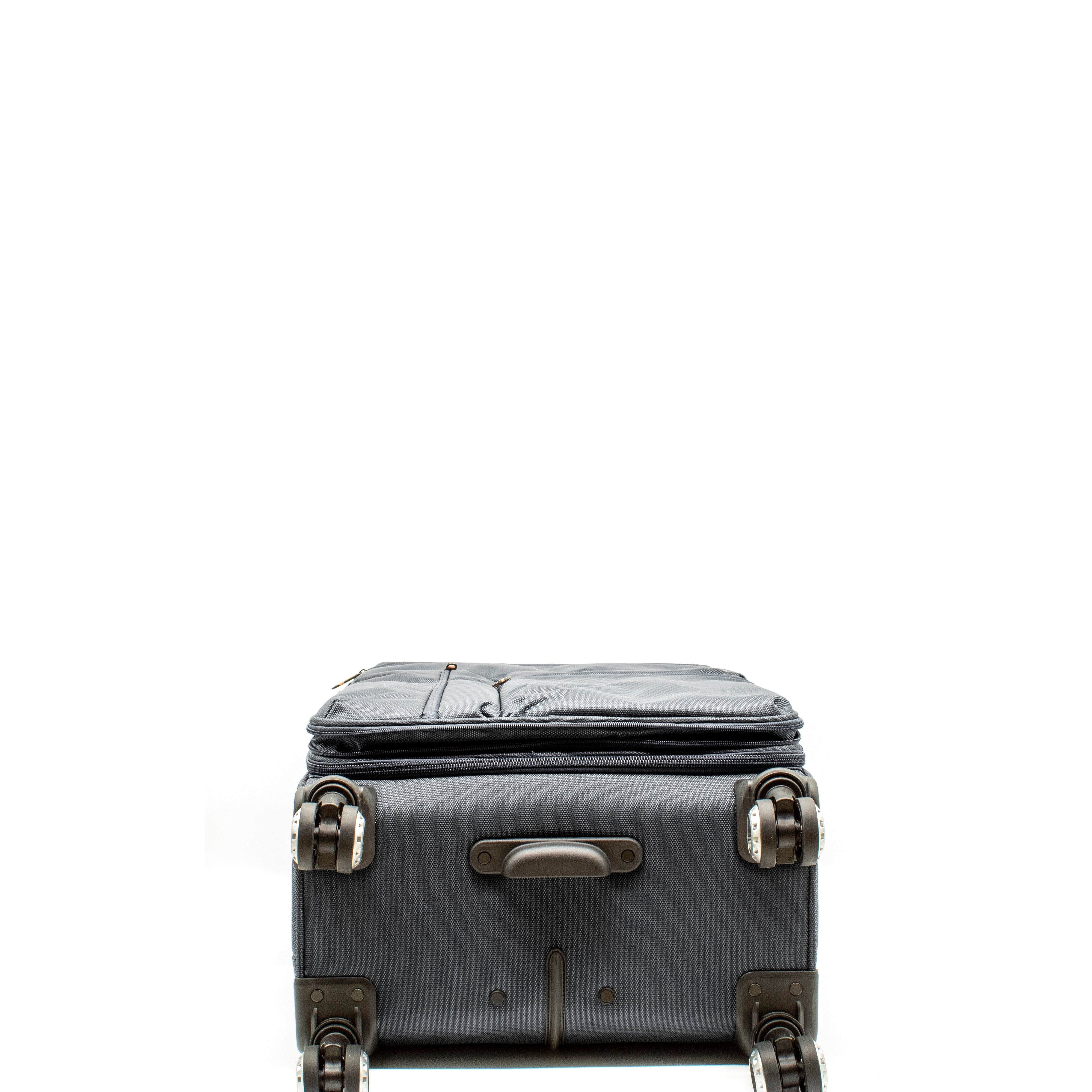 Wisdom Express Nylon Softside Spinner 3 Pc Luggage Set