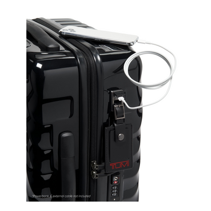 Maleta de mano internacional expandible de 4 ruedas de 19 grados 