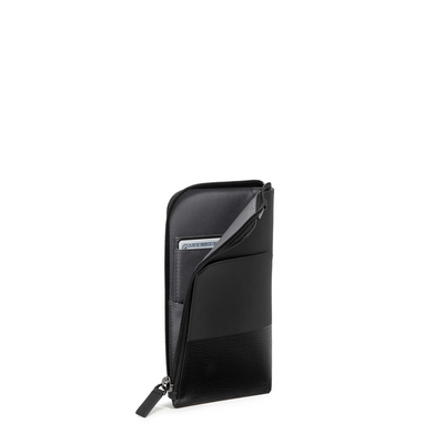 Tumi Men's Nassau S Leather Card Case and Pouch Lanyard