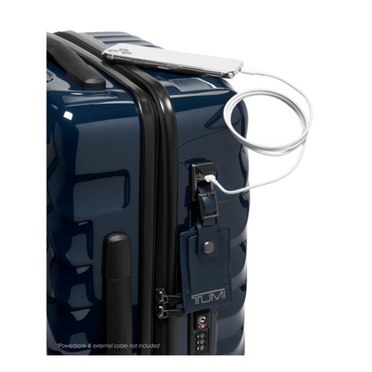 Maleta de mano internacional expandible de 4 ruedas de 19 grados 