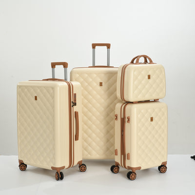 BH Luggage Luan Diamond Set – 4 Pc Luggage Set