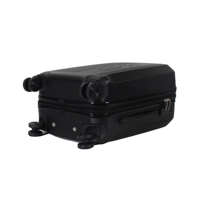 IZOD Zane Large 28" Expandable ABS Hardside Lightweight 360 Dual Spinning Wheels Combo Lock Large 28" Luggage - Black