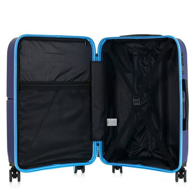 GALA 3-Piece Luggage Set – Polypropylene Hardshell, Lightweight, 360° Dual Spinning Wheels, Combo Lock - 20", 24", 28"