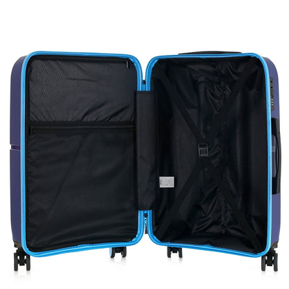 GALA 3-Piece Luggage Set – Polypropylene Hardshell, Lightweight, 360° Dual Spinning Wheels, Combo Lock - 20", 24", 28"