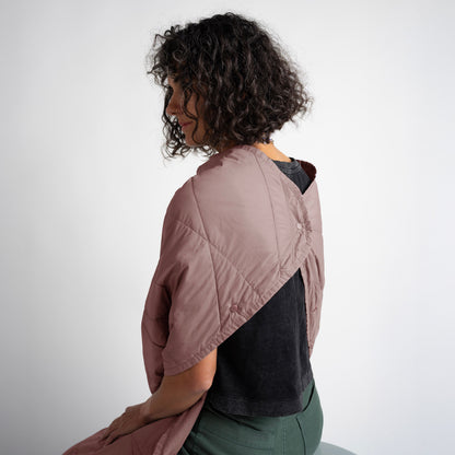 Layover™ Travel Blanket - Packable & Puffy | Quartz
