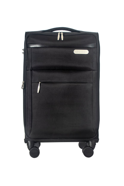 IZOD River Soft Shell Lightweight Expandable 360 Dual Spinning Wheels Combo Lock 28", 24", 20" 3 Piece Luggage Set